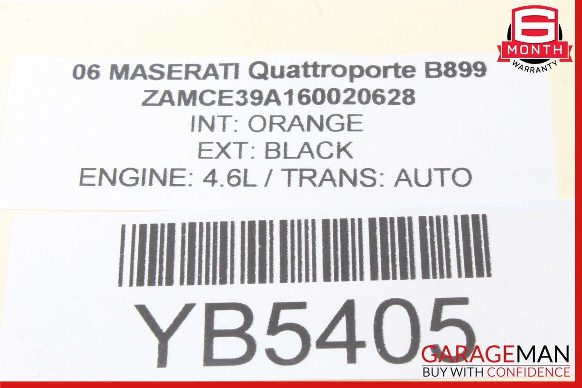 03-13 Maserati Quattroporte S M139 Front Right Side Seat Airbag SRS OEM
