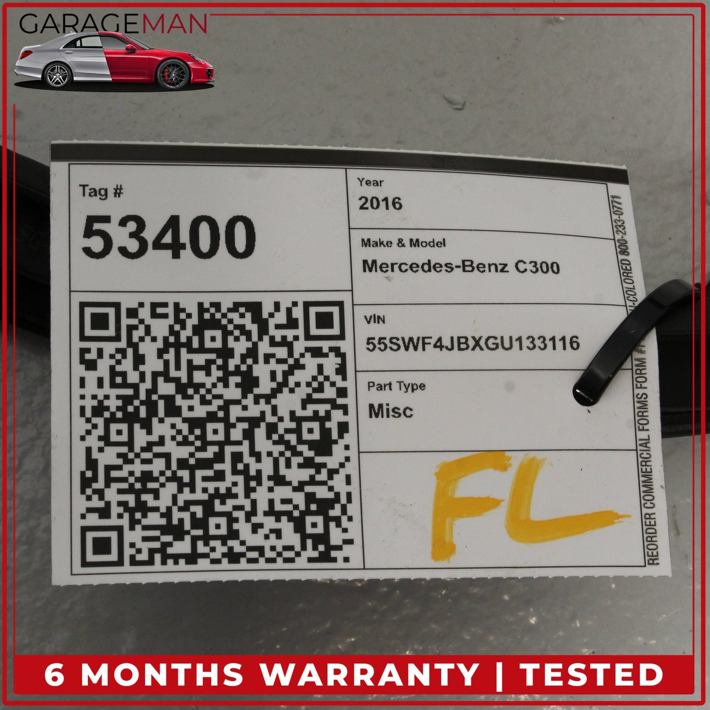 2015-2021 Mercedes W205 C300 Front Left or Right Door Weather Strip Rubber OEM