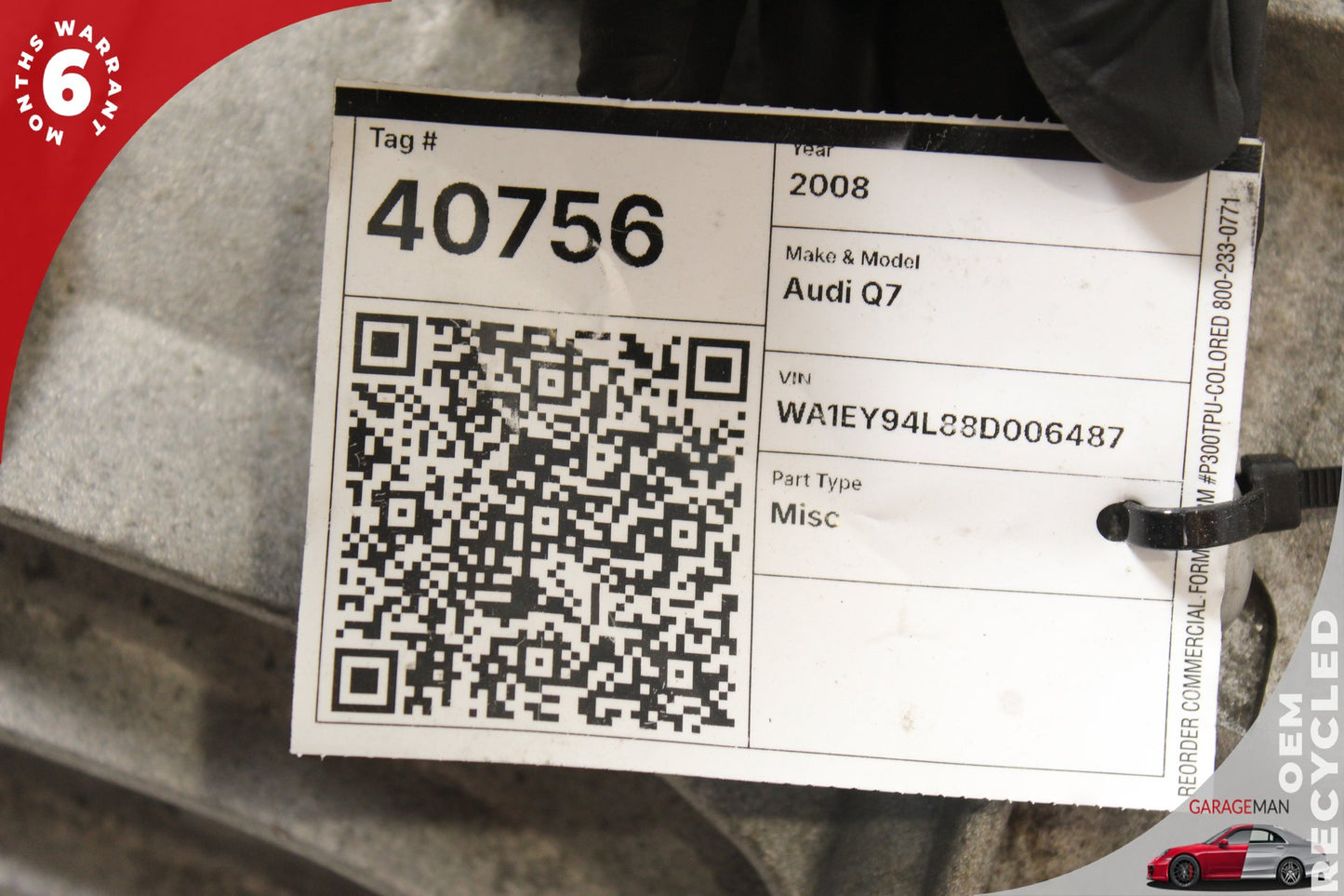 2006-2009 Audi Q7 SUV Automatic Transmission AWD 113 234 OEM