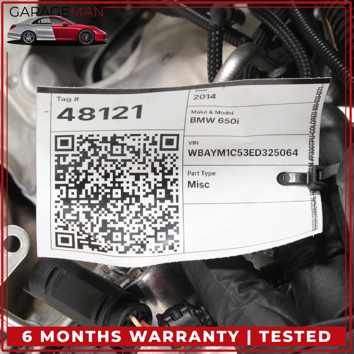 2014-2018 BMW 650i 550i 750i xDrive AWD 4.4L V8 Engine Motor N63B44O1 OEM 46K