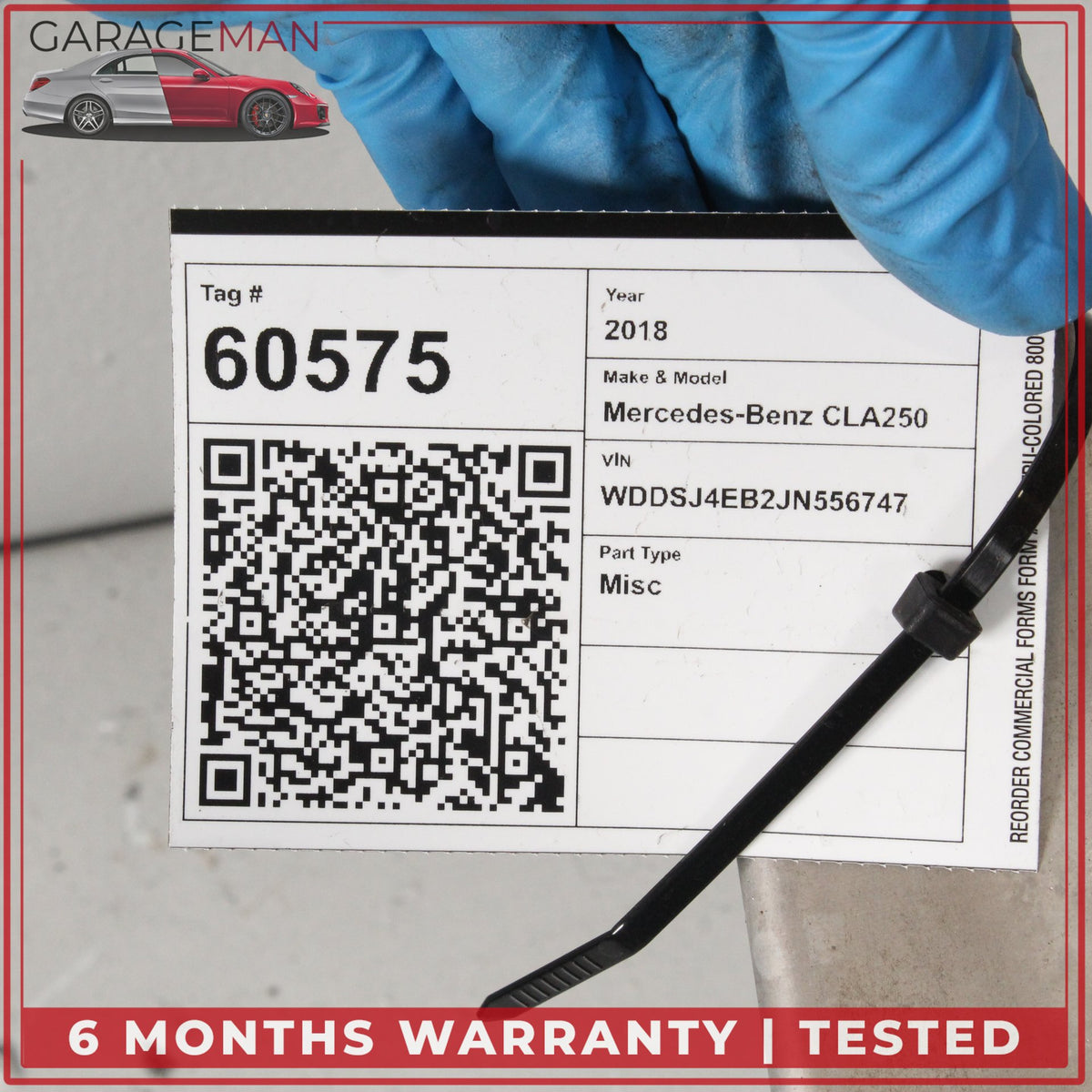 2014-2020 Mercedes C117 CLA250 GLA250 B250e Lower Radiator Core Support Bar OEM
