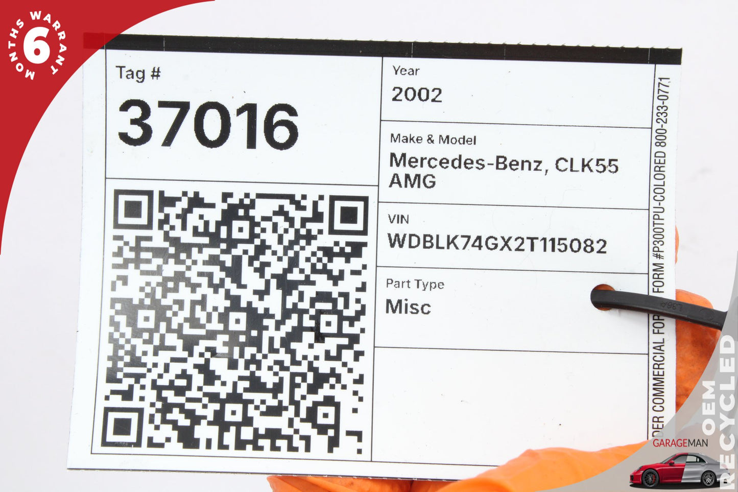 1998-2003 Mercedes CLK55 AMG W208 Front Left Seat Memory Control Switch 21082091