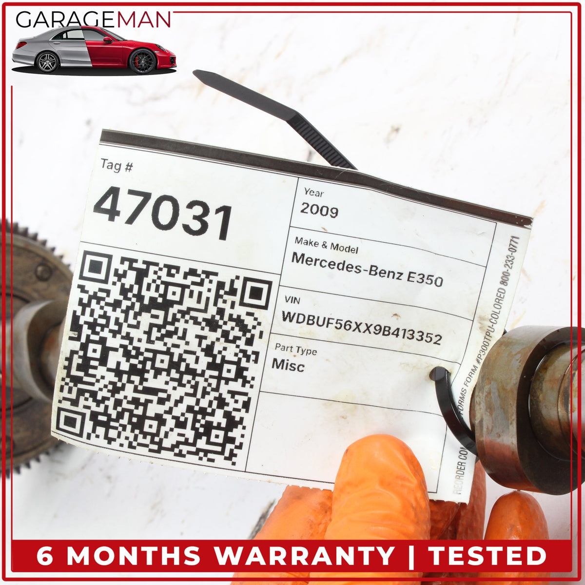 2005-2012 Mercedes W211 E350 C350 ML350 Right Exhaust Camshaft 2720510839 OEM