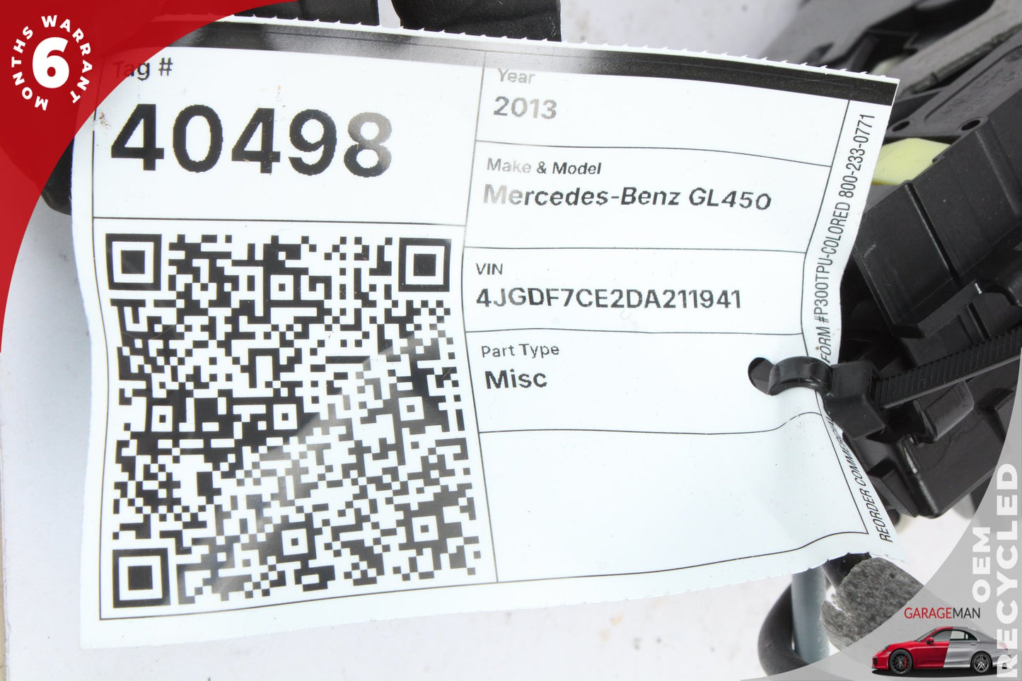 2012-2016 Mercedes X166 GL450 Rear Left Side Door Lock Actuator 2227301135 OEM