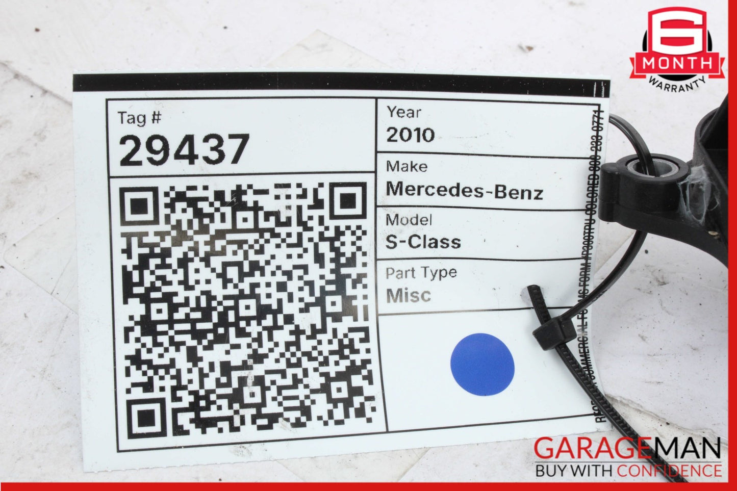 2007-2014 Mercedes-Benz S550 W221 Dynamic Seat Pressure Vacuum Tank Reservoir
