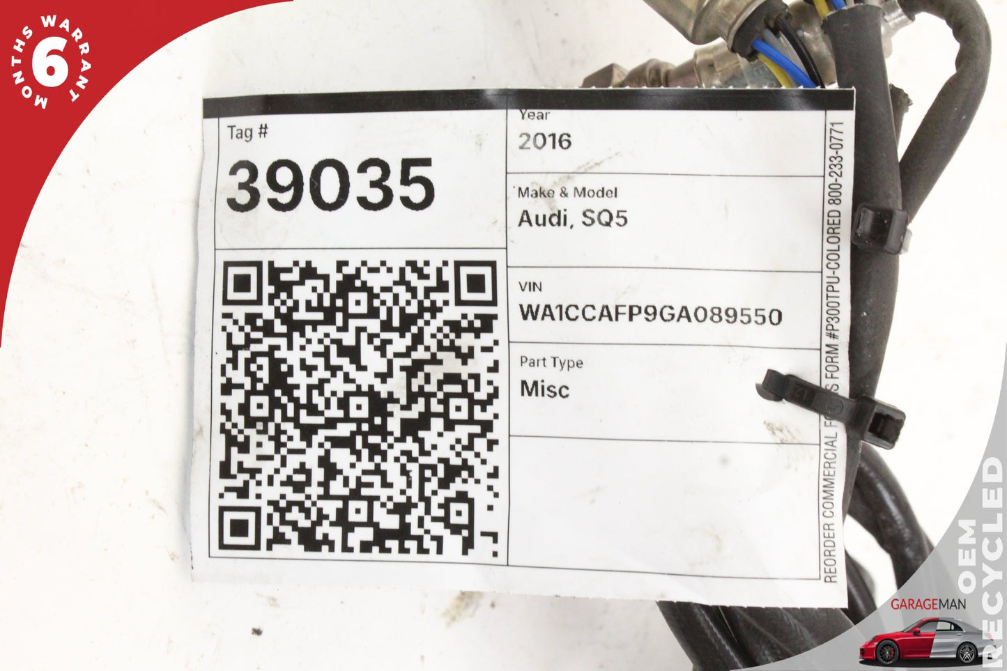 2014-2017 Audi SQ5 8R AWD Oxygen O2 Lambda Heat Wire Sensor Set 06E906265AJ OEM