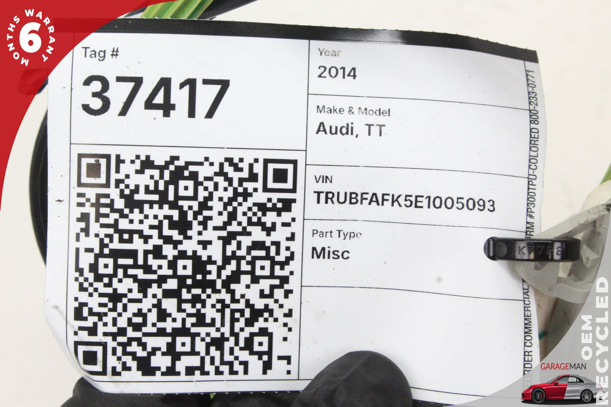 2009-2017 Audi TT 8J Coupe Right Front Door Lock Actuator 8J1837016D