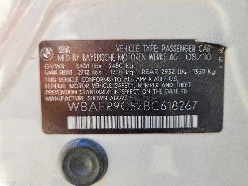 Parting Out- 2011 BMW 550i- 204 204