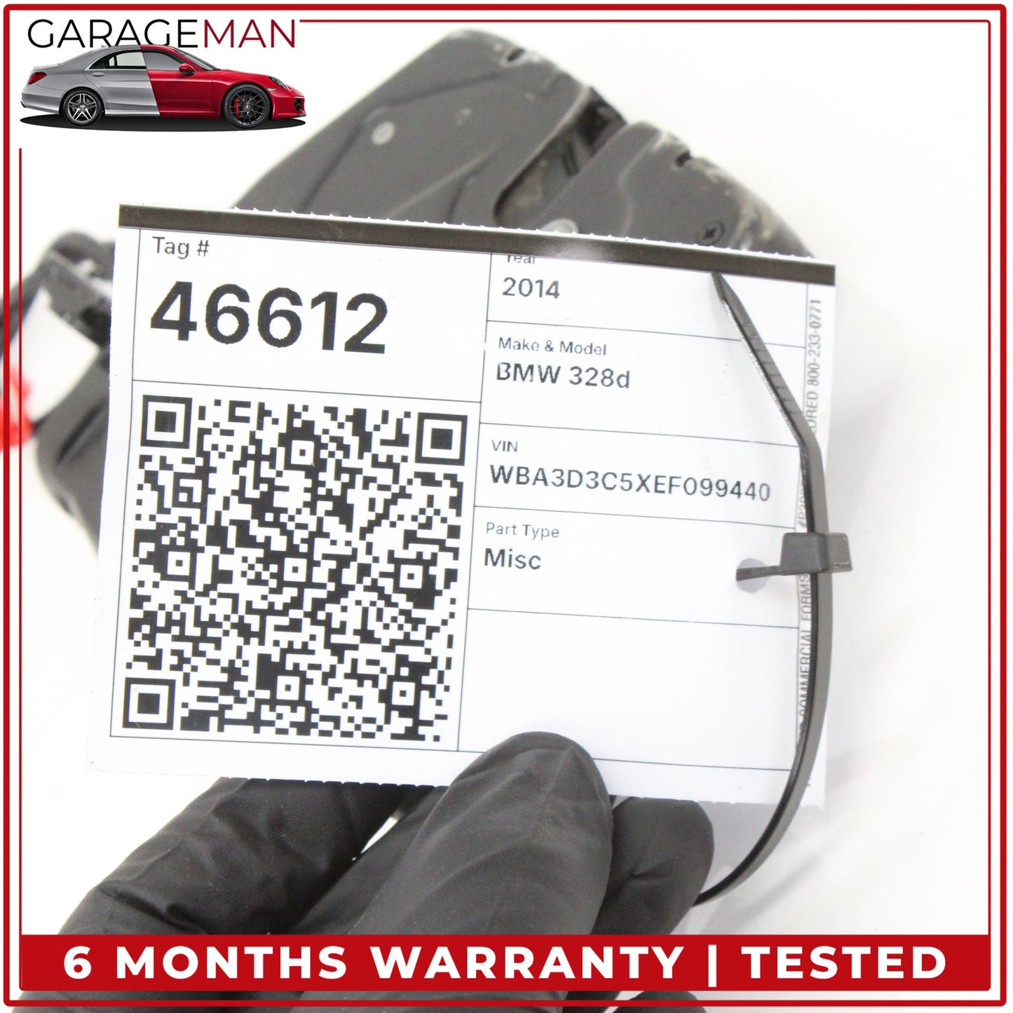 2012-2018 BMW 328d RWD Trunk Lid Tailgate Latch Lock 7191212