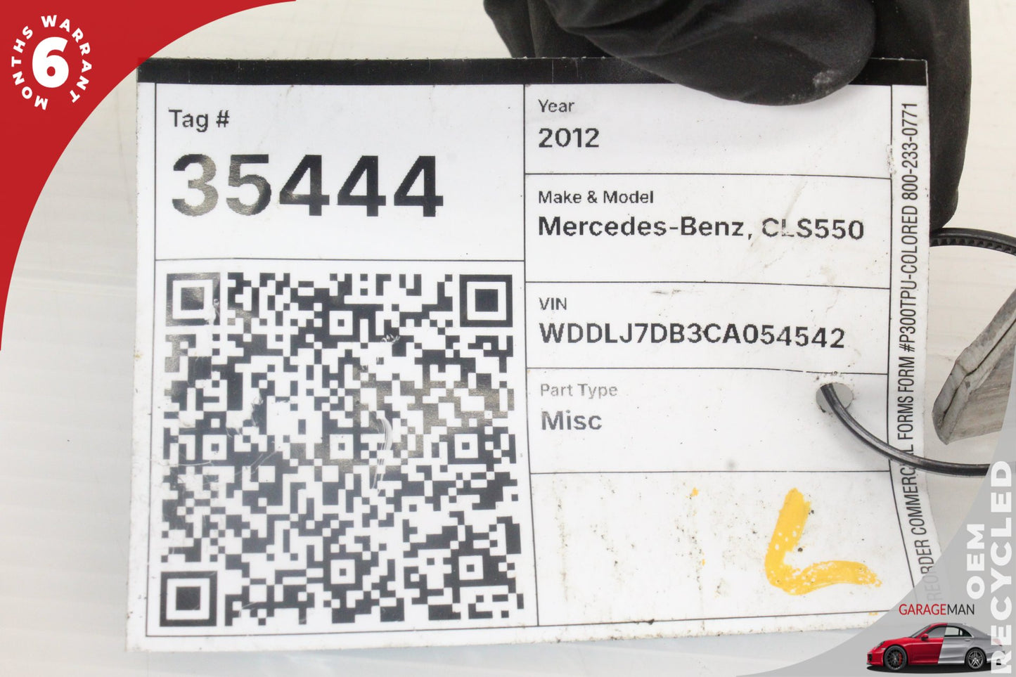 2010-2018 Mercedes-Benz CLS550 W218 Front Left Bumper Reinforcement Bracket OEM