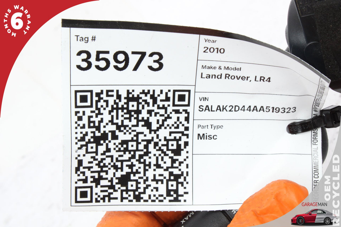 2010-2013 Land Rover LR4 SUV Steering Column Combination Switch 9H2214A664AA OEM