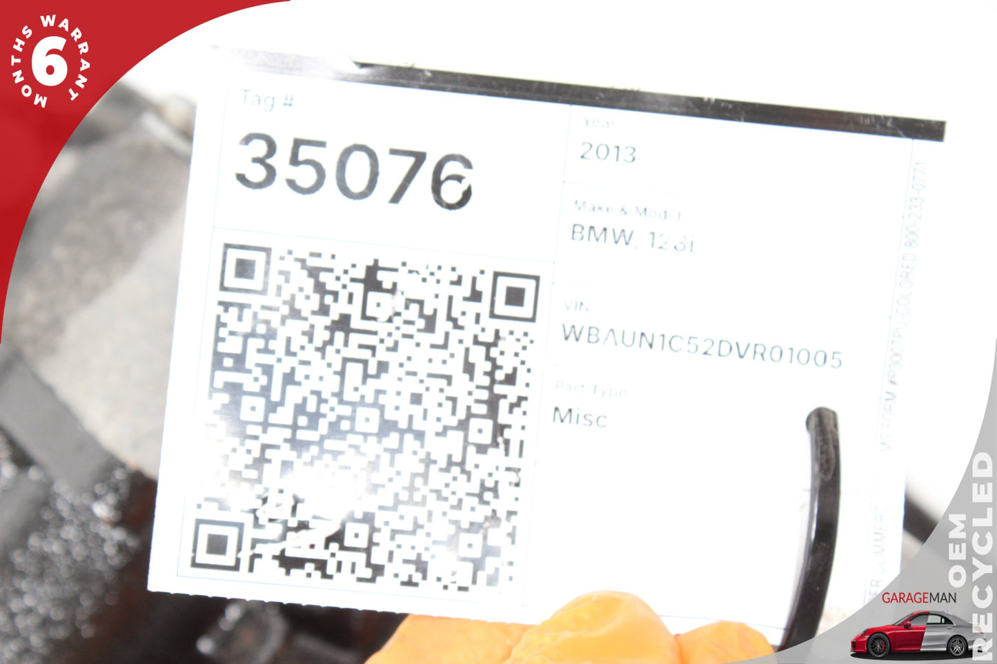 2008-2013 BMW 128i E82 E88 RWD 3.0L Rear Differential Carrier 7591107