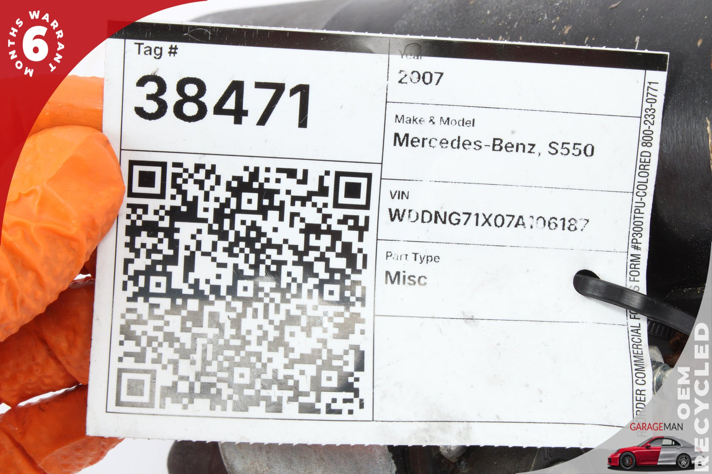 97-09 Mercedes-Benz S550 S-Class W221 Engine Motor Starter 0061510601