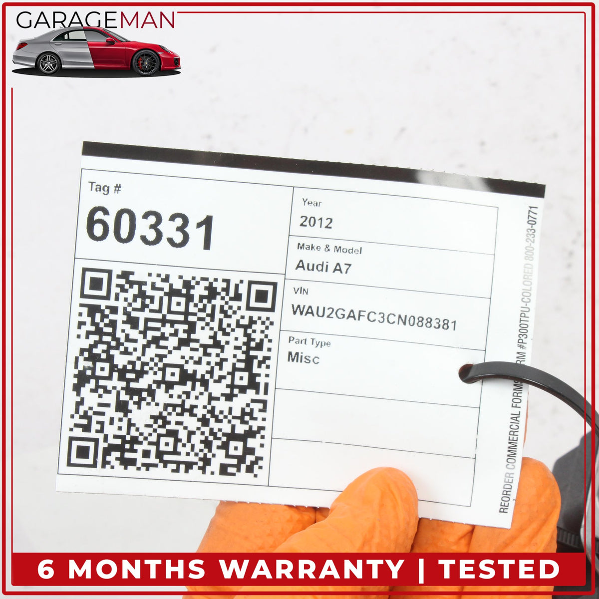 2012-2018 Audi A7 A6 Airbag Air Bag Sensor Module Bosch 4G0959655A OEM