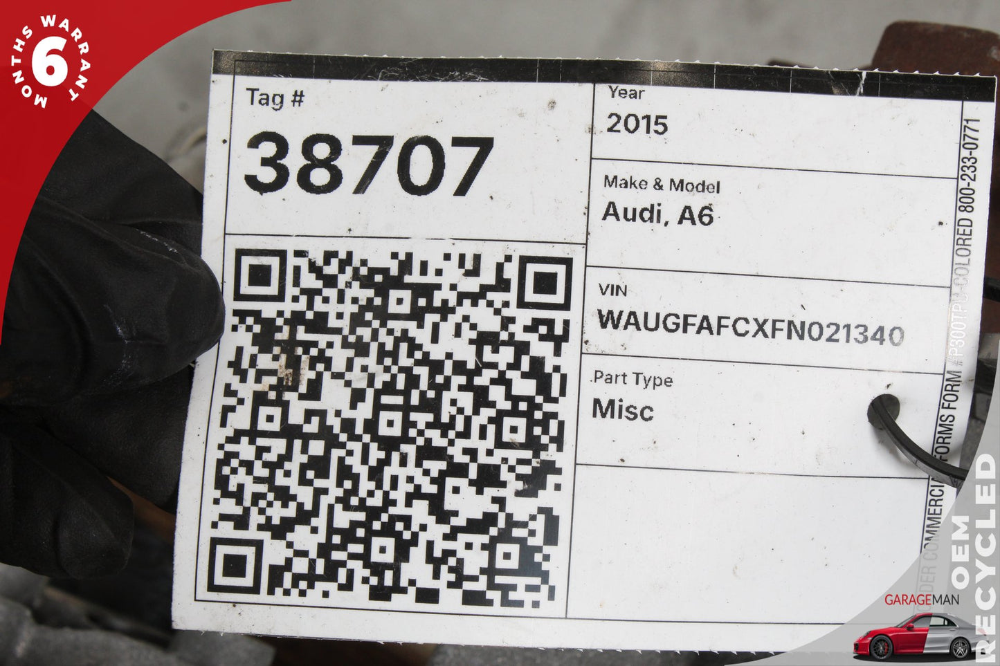 2012-2015 Audi A6 C7 AWD 2.0L Sedan Automatic Transmission 109K OEM