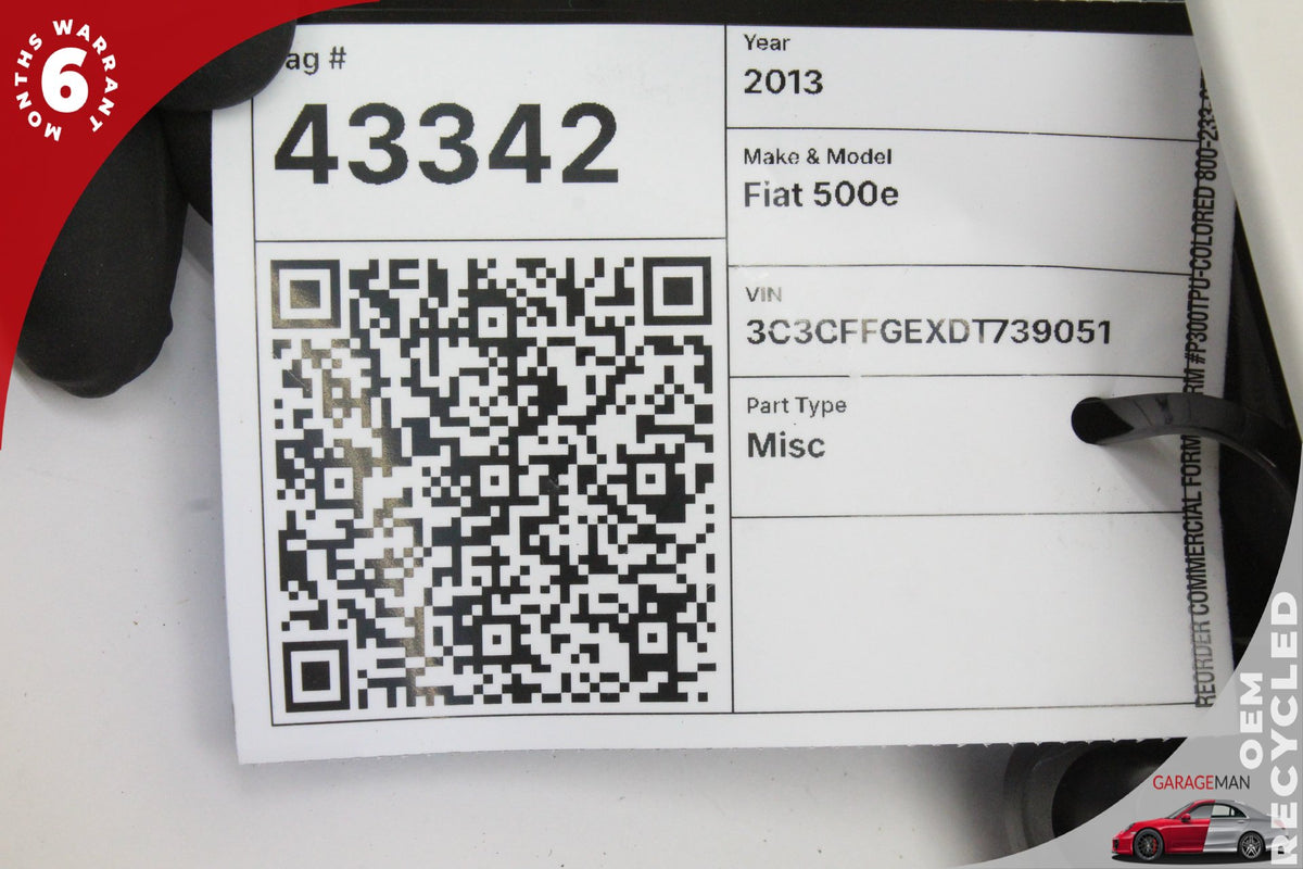 2013 Fiat 500e Hatchback AC Temperature Climate Control Panel P1VH54LW9AF Genuine