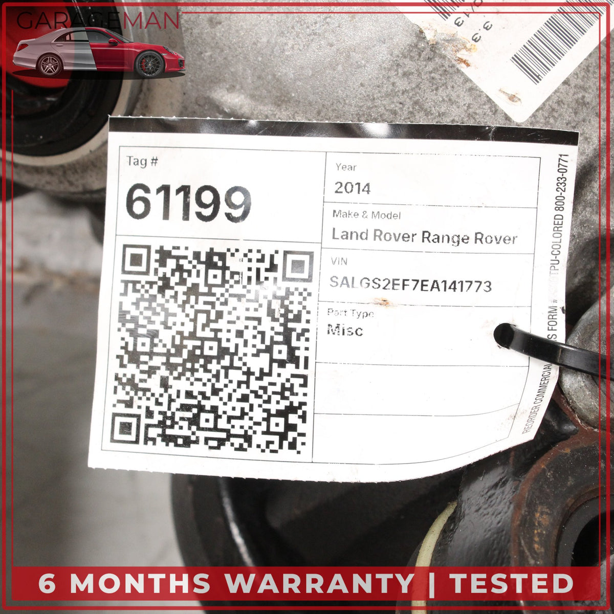 2013-2017 Range Rover L405 4WD 5.0L Front Differential Axle Carrier 3.31 OEM