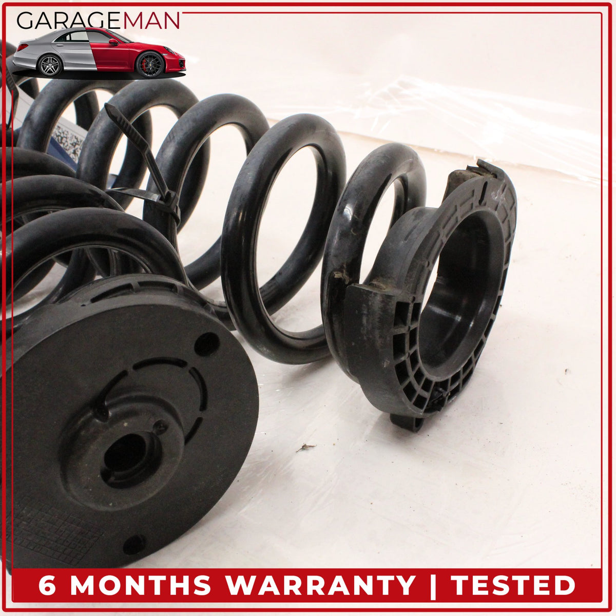 2016-2023 Mercedes X253 GLC300 SUV Rear Left and Right Side Coil Spring Set OEM