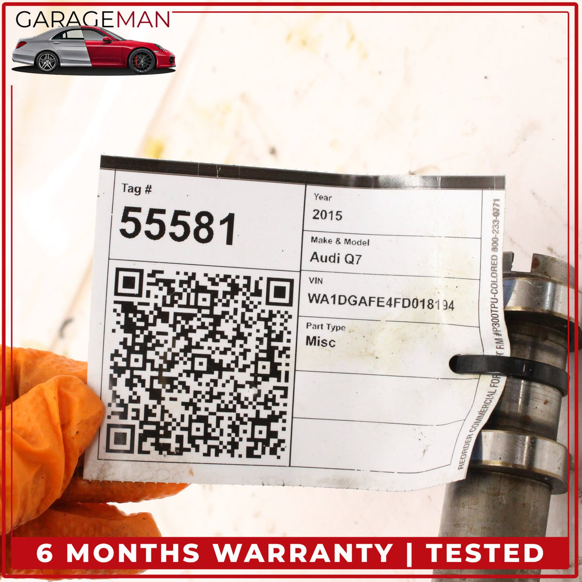 2011-2018 Audi Q7 Porsche Cayenne 958 3.0L Left Exhaust Camshaft 06E109102BG OEM