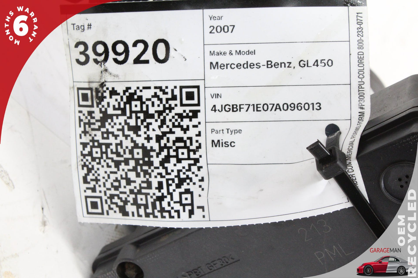 07-09 Mercedes-Benz GL450 X164 ABS Anti Lock Brake Pump Module 2515450832