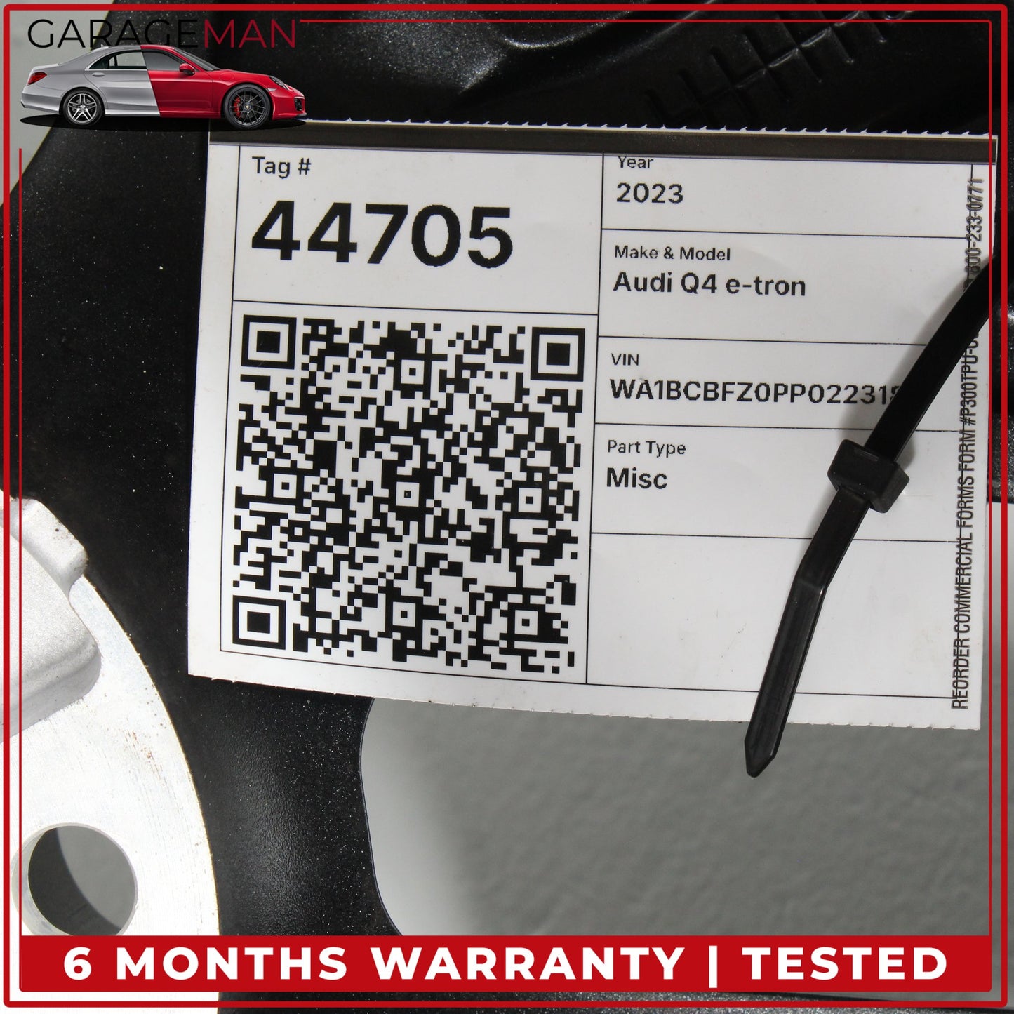2022-2025 Audi Q4 E-tron Front or Rear Wheel Rim 8JX19H2 ET45 89A601025C OEM