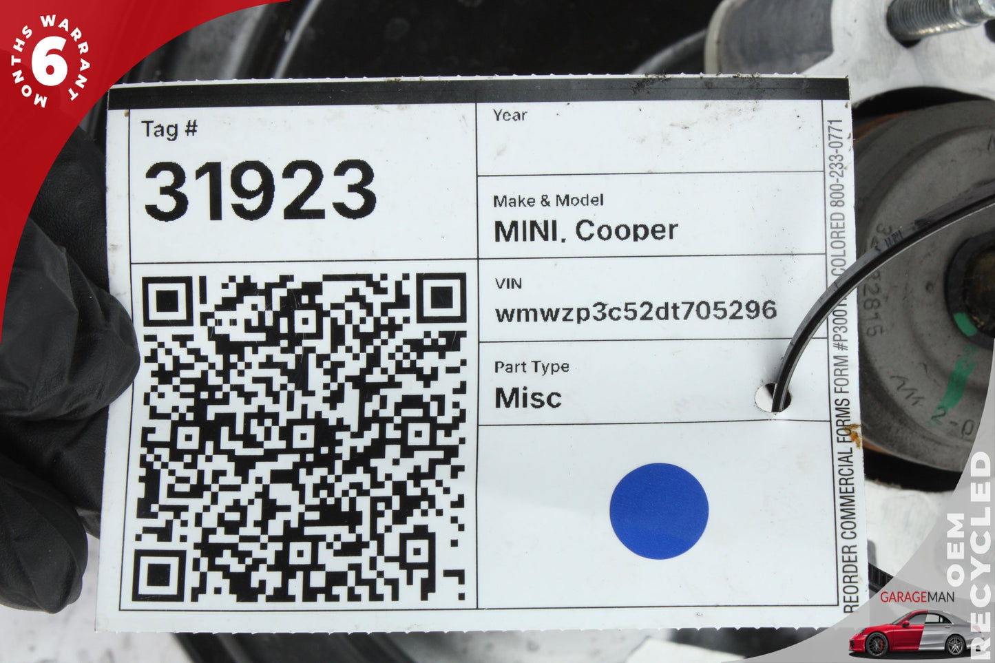 2011-2015 Mini Cooper R56 Power Brake Booster Master Cylinder w/ Reservoir OEM