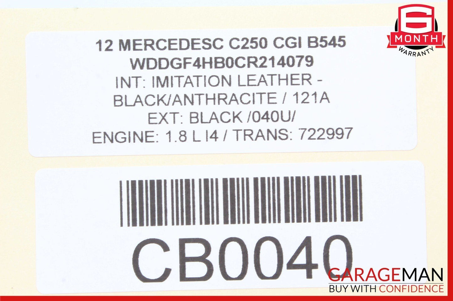 15-20 Mercedes W205 C300 Front Right Side Dashboard Dash Air Bag Airbag OEM