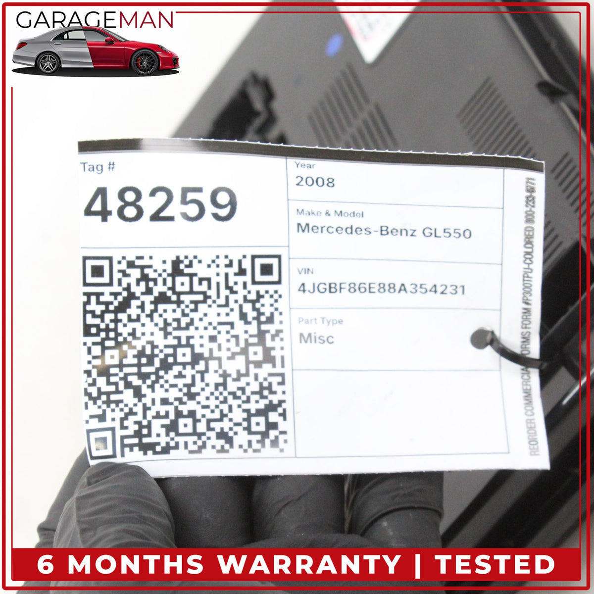 2006-2013 Mercedes X164 GL550 Rear SAM Module Control Signal Acquistion OEM