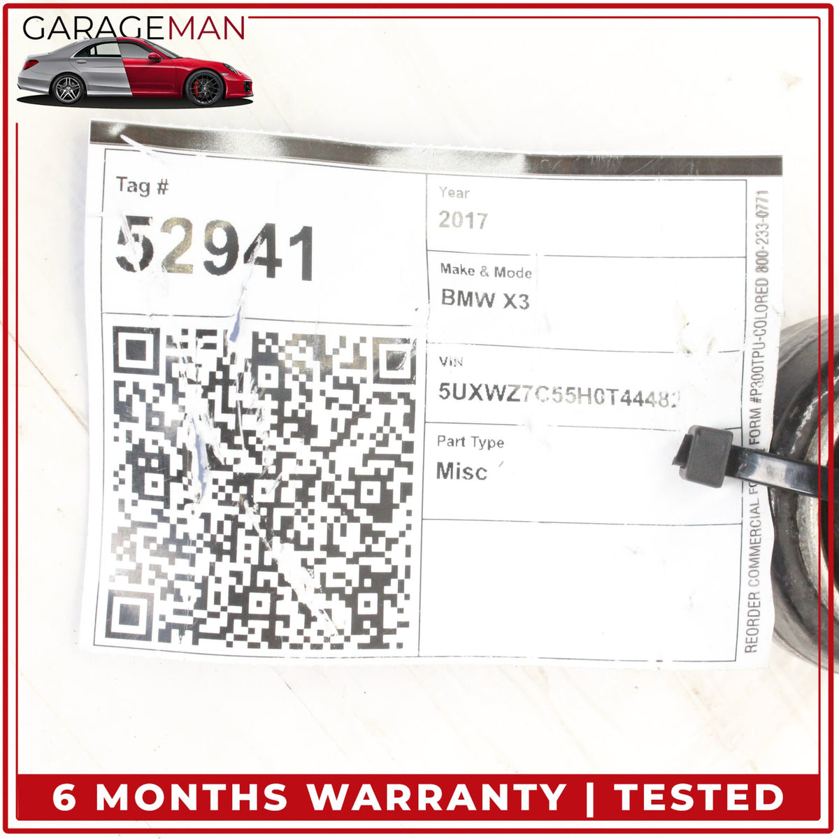 2011-2018 BMW X3 X4 Rear Left or Right Side Upper Control Arm 6786991 OEM