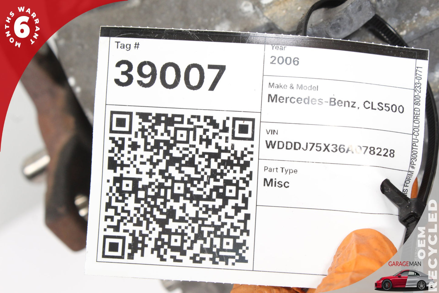 06-09 Mercedes-Benz CLS500 W219 RWD 5 Sedan Automatic Transmission Asssembly OEM