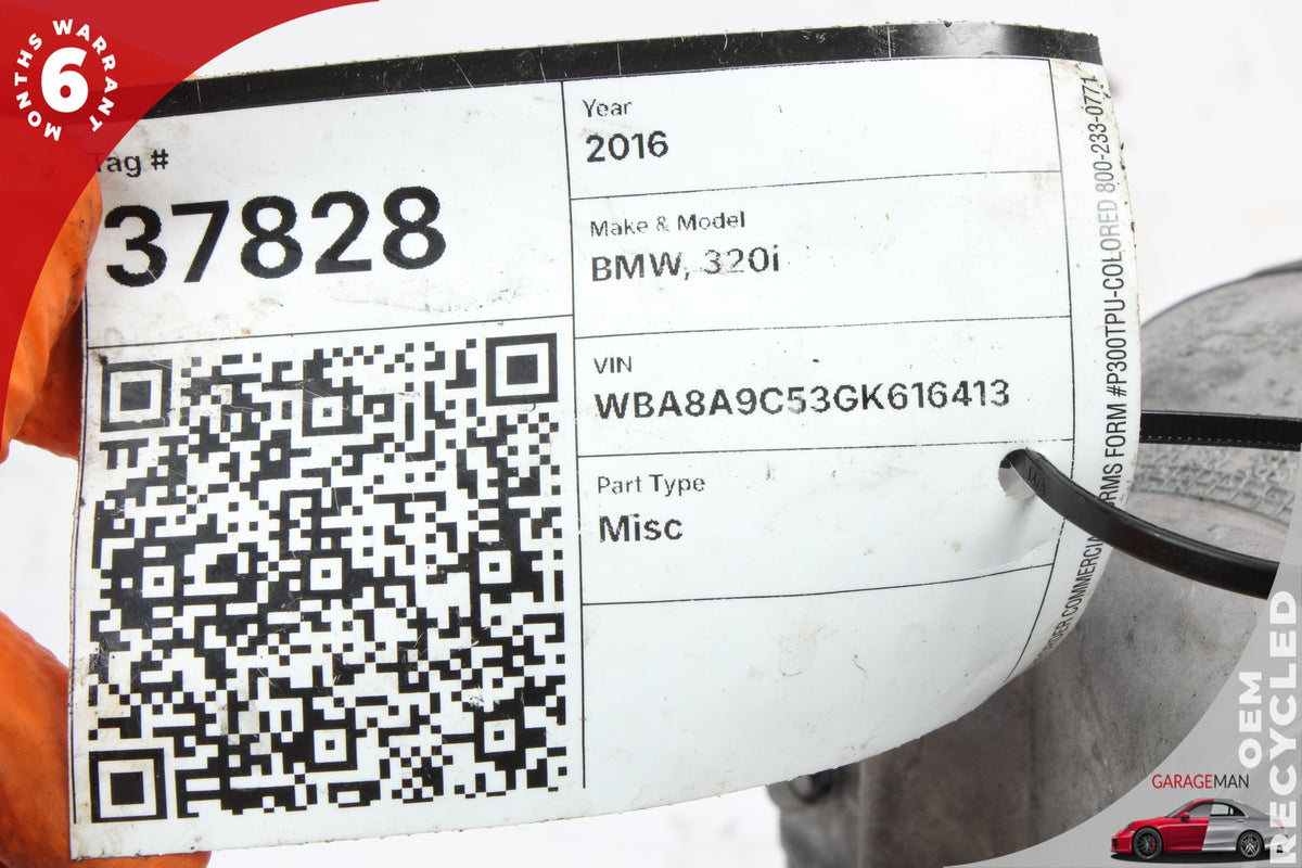 2012-2018 BMW 320i F30 Sedan Oil Filter Housing 7516383 Genuine