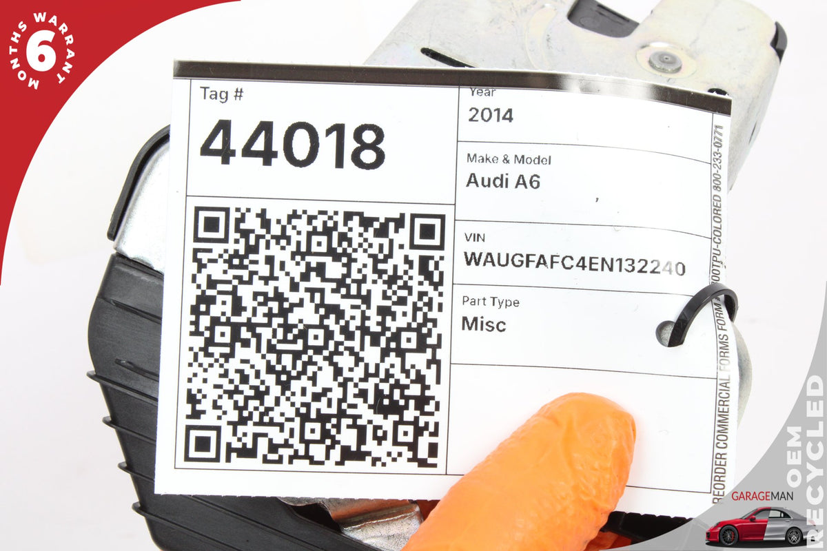 2012-2018 Audi A6 C7 Sedan Rear Trunk Lid Tailgate Lock Latch Actuator 4H0827505