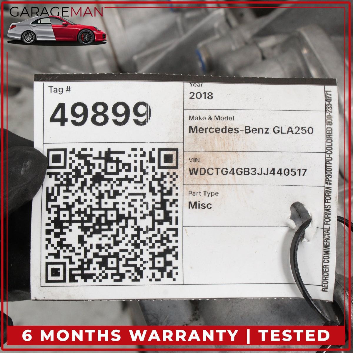 2015-2020 Mercedes X156 GLA250 AWD Automatic Transmission 2463704003 OEM 160K