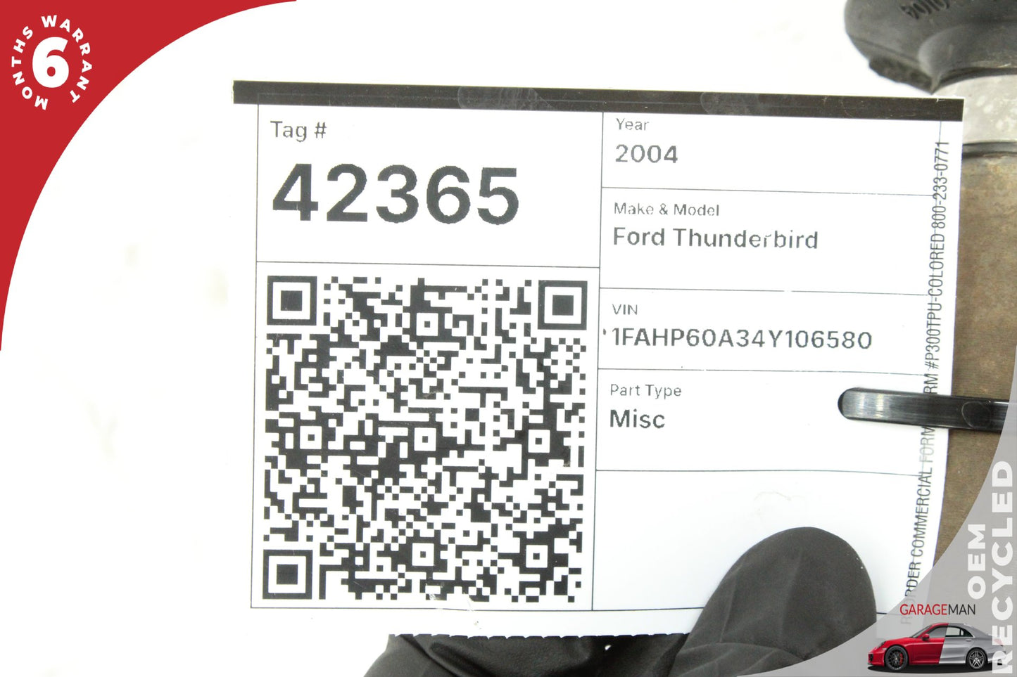 2003-2005 Ford Thunderbird Rear Left Driver Side CV Axle Shaft 4W634K139AA OEM