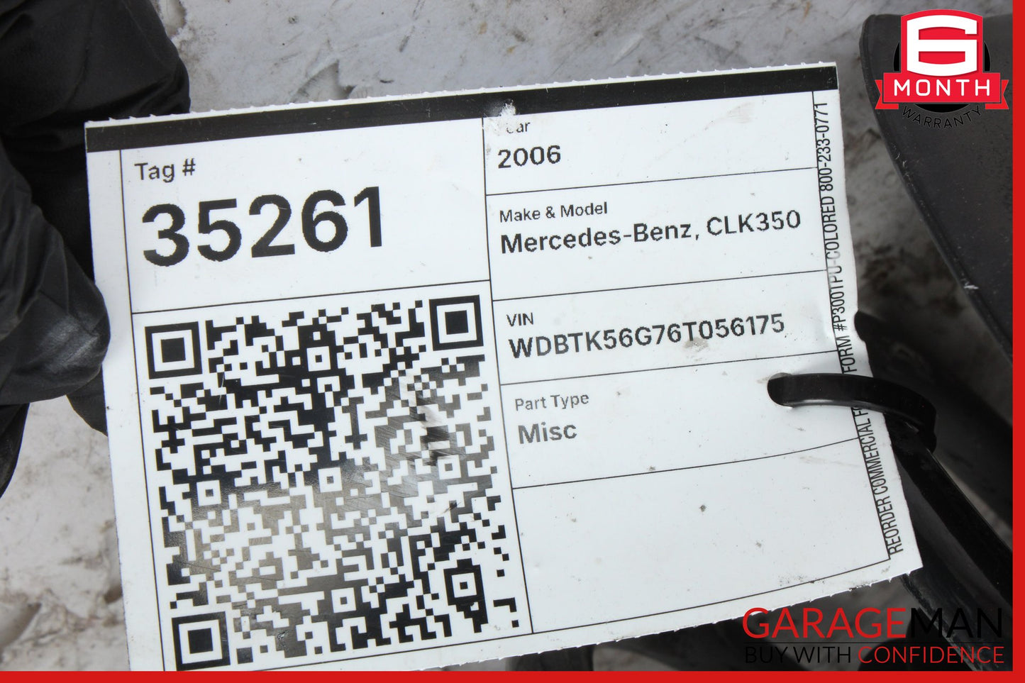 2005-2009 Mercedes W209 CLK350 Front Left and Right Shock Strut 2093201730 OEM