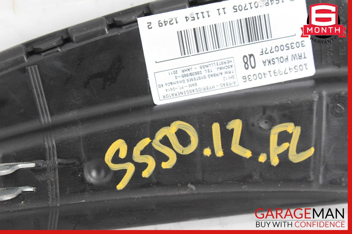 06-14 Mercedes S550 GL450 R350 Front Left Side Seat Airbag Air Bag SRS