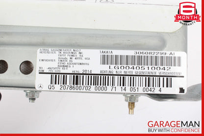 10-17 Mercedes W204 C350 C250 Coupe Quarter Airbag Air Bag Rear Left Side OEM