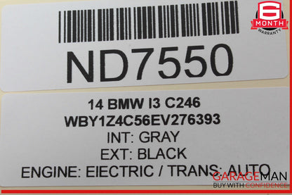14-21 BMW i3 I01 Hybrid Knee Airbag Air Bag Left Driver Side Black 9345390 OEM