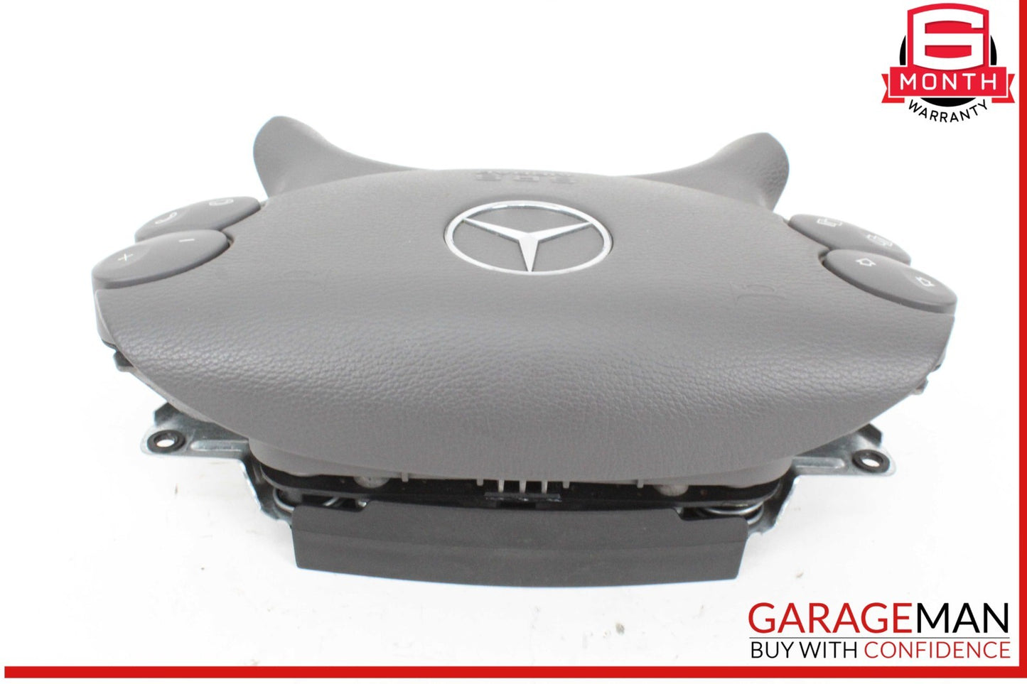 03-12 Mercedes W211 E350 Front Left Side Steering Wheel Airbag Air Bag Gray OEM