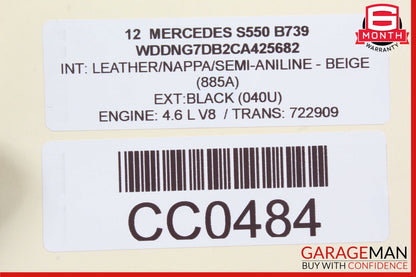 06-14 Mercedes S550 GL450 R350 Front Left Side Seat Airbag Air Bag SRS