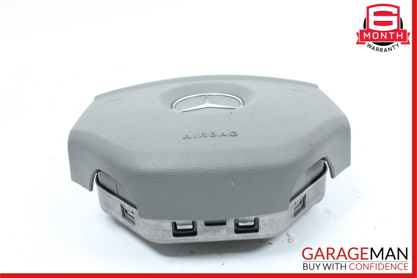 06-08 Mercedes X164 GL450 ML500 R350 Driver Steering Wheel Airbag Grey OEM