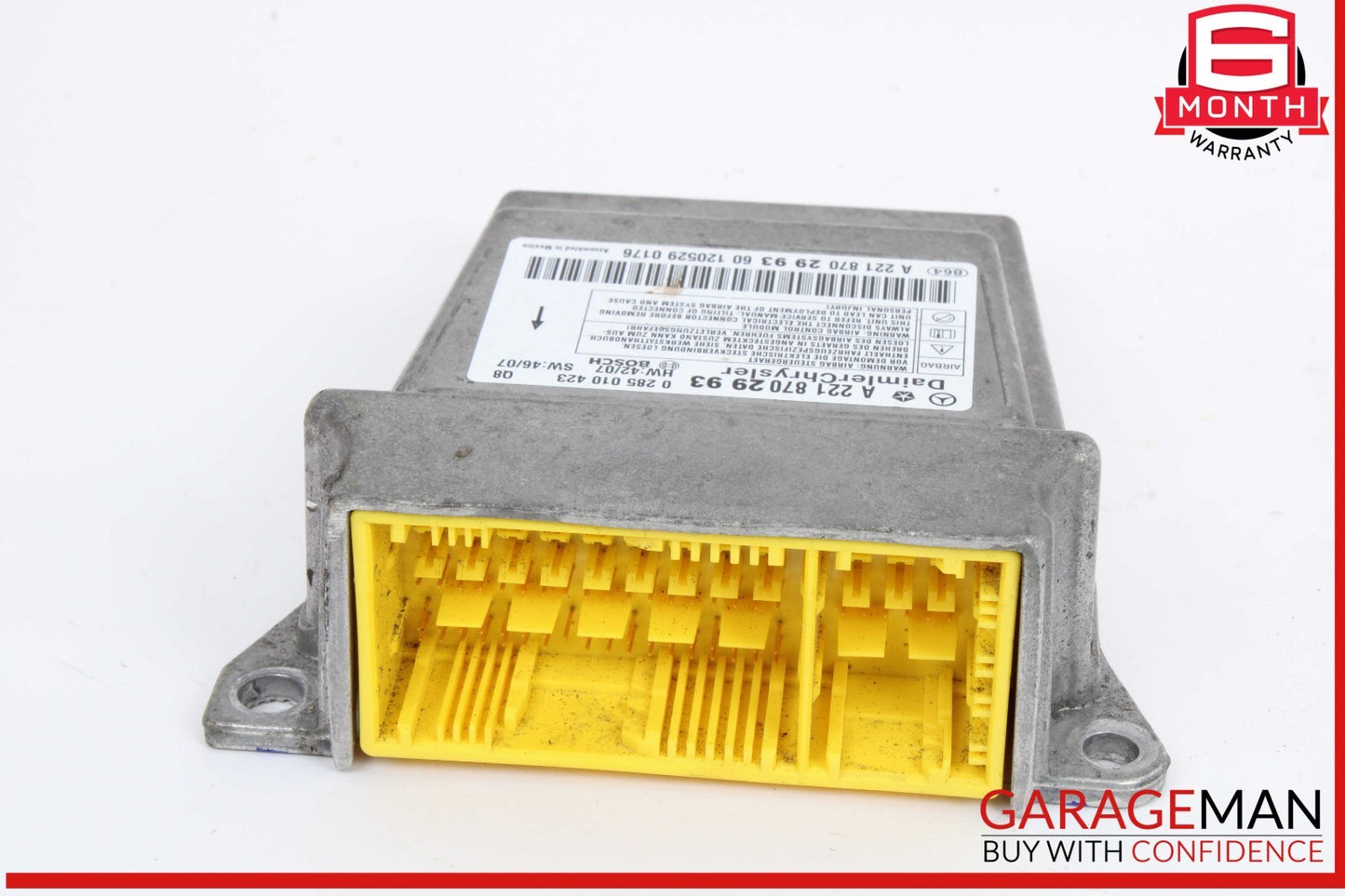 07-14 Mercedes W221 S550 CL550 Airbag Air Bag Sensor SRS Control Module Unit OEM