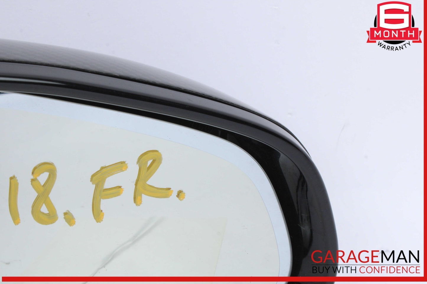 12-19 BMW M3 320i 330i Front Right Side View Door Mirror Black OEM