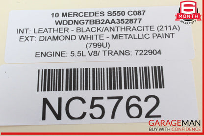 07-14 Mercedes W221 S550 CL500 Front Right Dash Dashboard Airbag Air Bag OEM