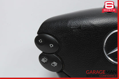 03-12 Mercedes W209 CLK55 AMG CLS500 Steering Wheel Airbag Air Bag Black OEM