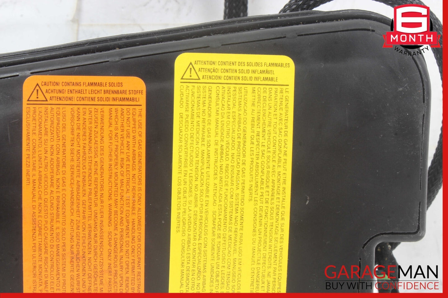 03-13 Maserati Quattroporte M139 Front Right Side Seat Airbag SRS OEM