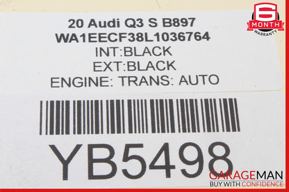 19-24 Audi Q3 Right Passenger Side Knee Air Bag 83A880842D