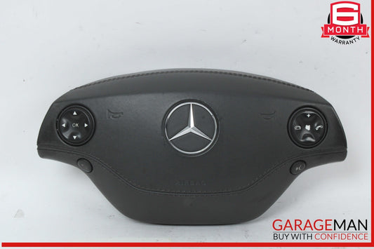 07-10 Mercedes W221 S550 S450 Steering Wheel Airbag Air Bag Assembly Black OEM