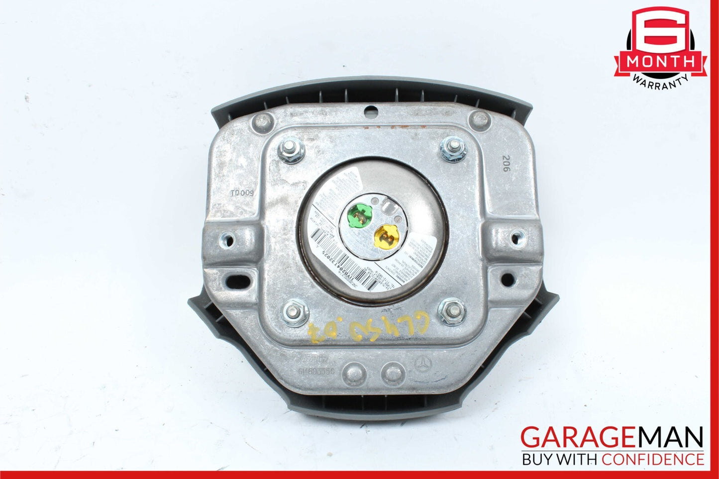 06-08 Mercedes X164 GL450 ML500 R350 Driver Steering Wheel Airbag Grey OEM