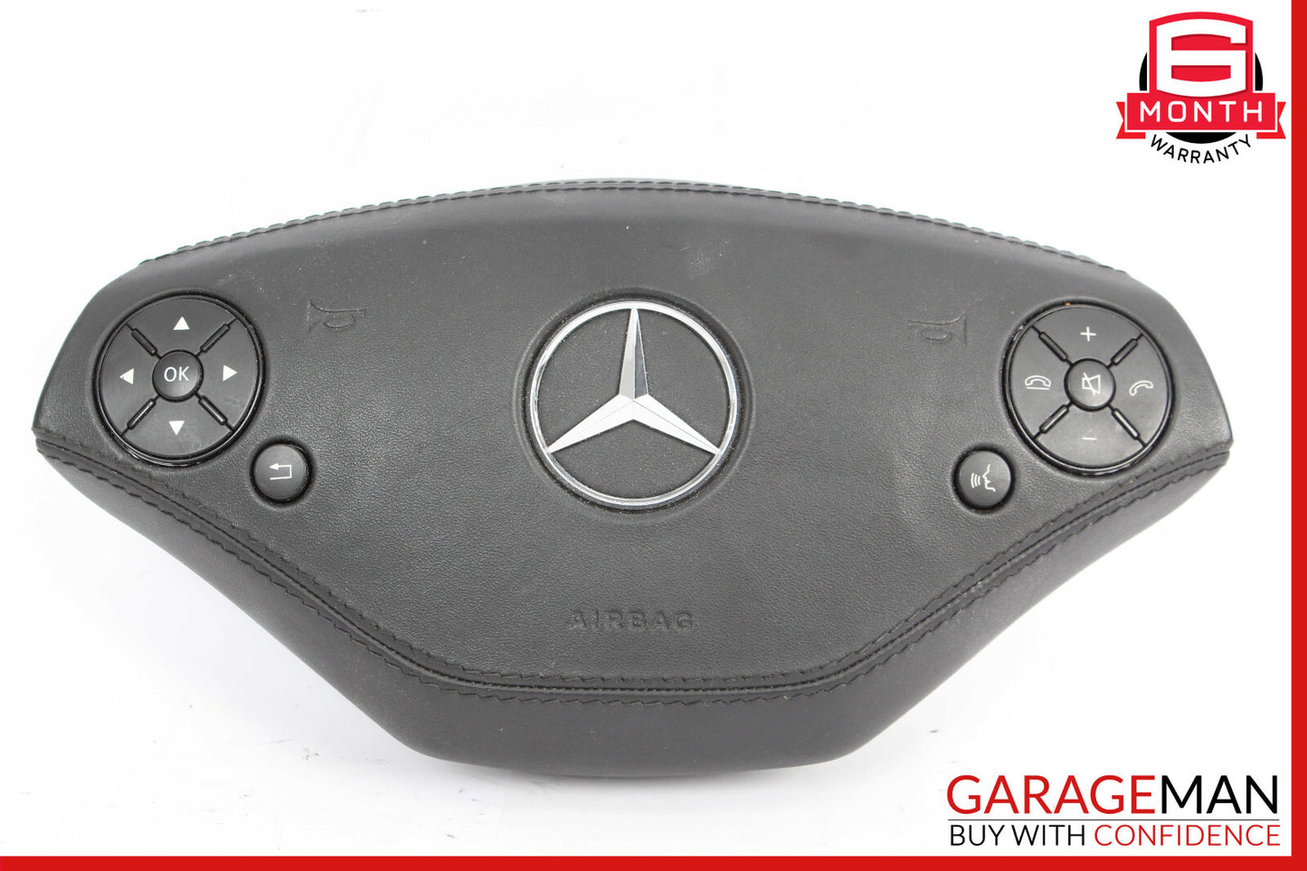 10-14 Mercedes W221 S500 S550 CL550 Steering Wheel Airbag Air Bag Assy Black